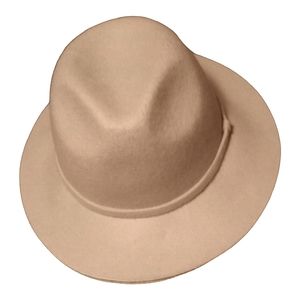 NWOT Charlotte Russe Light Pink 100% Wool Fidora Hat Never Worn